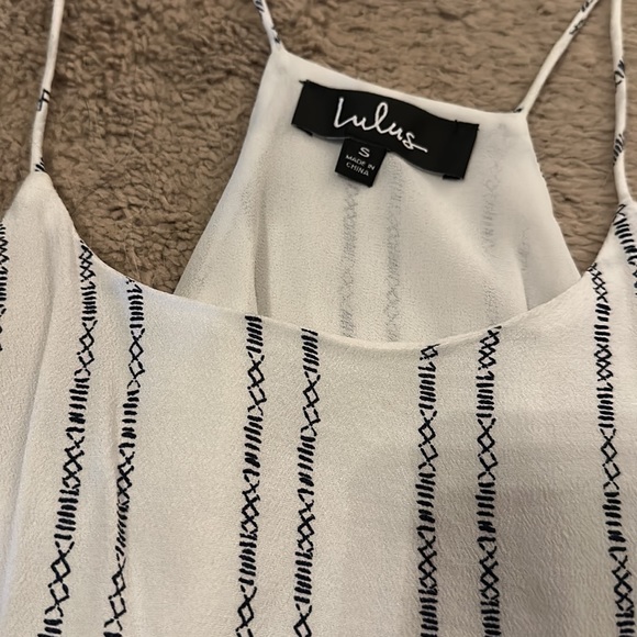 Lulus Ruffle Crop Top - Picture 2 of 3